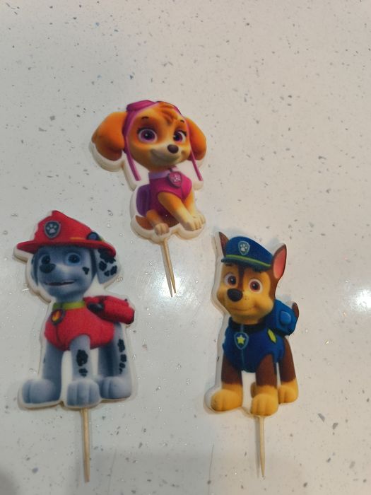 Figurki na tort psi patrol