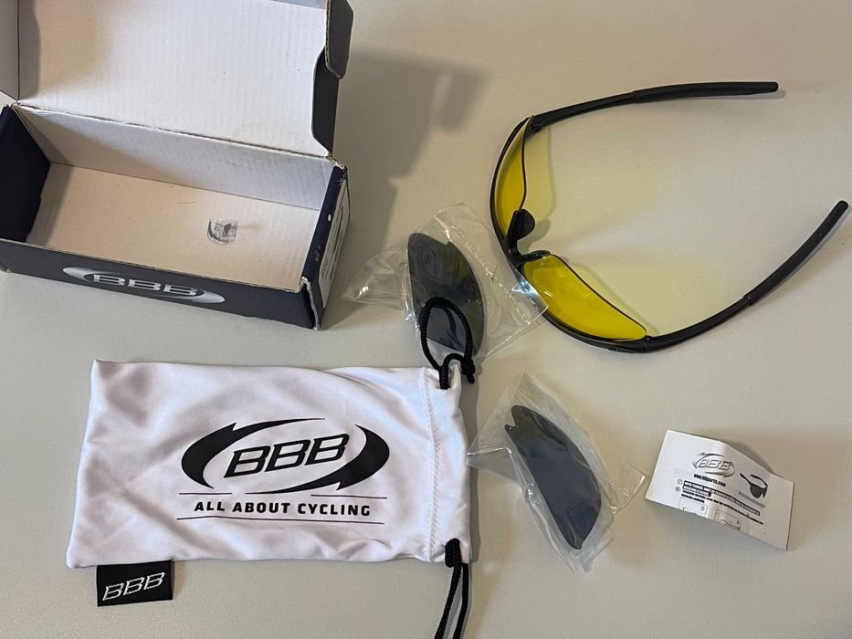 Okulary sportowe BBB BSG-30 Retro + 2 soczewki
