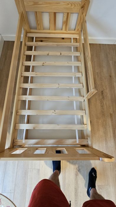 Łóżko dziecięce MARINELLA 80x160 sosna z szufladą