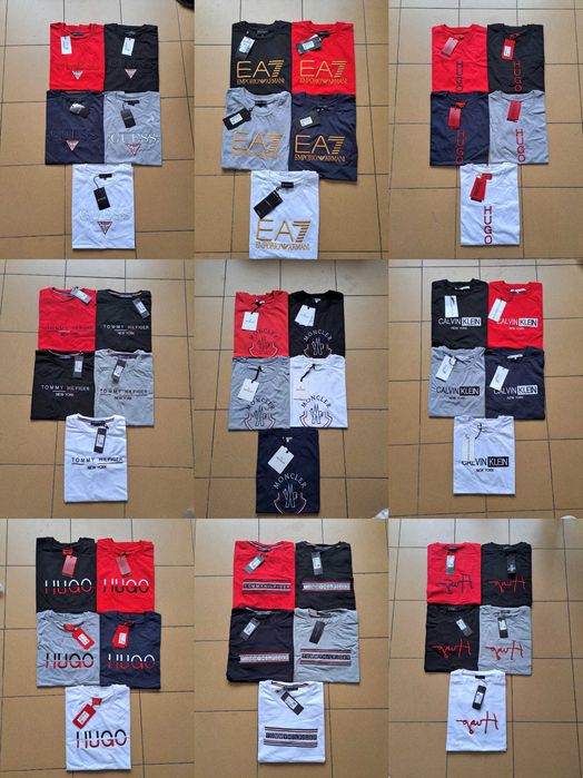 Koszulki shirt męskie koszulka męska guess hugo boss ck Rozne OUTLET