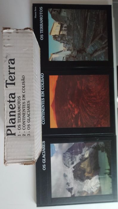 Planeta Terra - 3 livros novos na caixa original