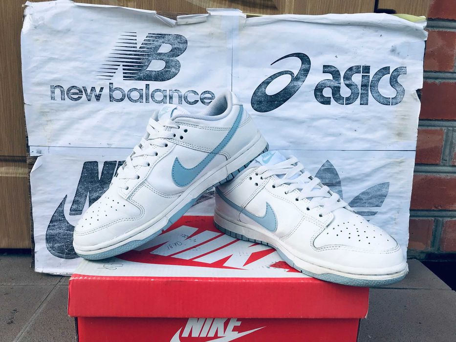 Кроссовки Nike Dunk Low баскетбольные кожаные