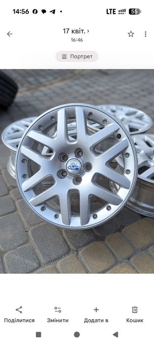 Диски легкосплавні титани 5x100 R16 Volkswagen Polo Golf4 Tacqua Nivus T-cross Taigo Taigun Skoda Kamig Kushaq Fabia Scala Audi A2