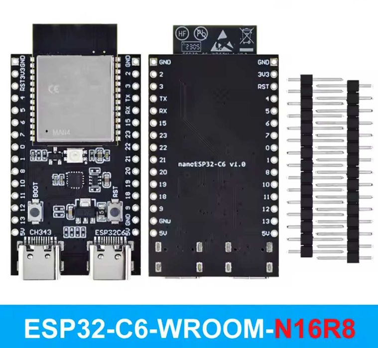 ESP32 DevKit V1\V4\ETH01\C3\C3 oled\C6\S3\T-display 1.14\CYD – Wi-Fi + Bluetooth плата в корпусі антеною