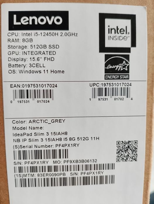 Lenovo Ideapad slim 3