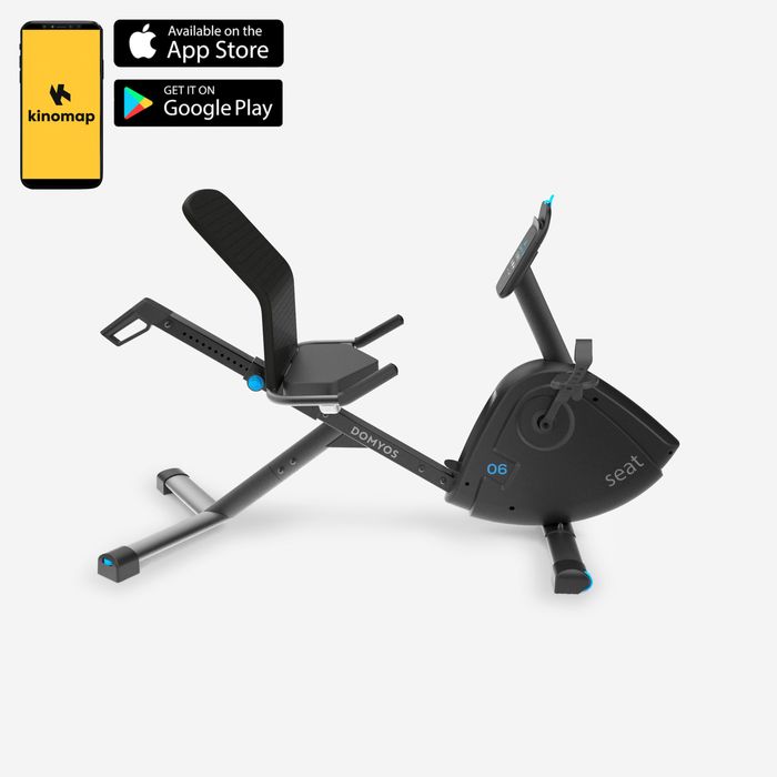 Bicicleta Estática Conectada e Semi Alongada de Cardio Training EB