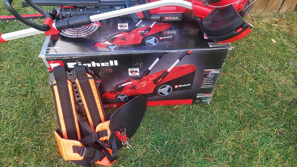 Kosiarka  kosa i nożyce do żywopłotu zestaw Einhell akumulatorowe
