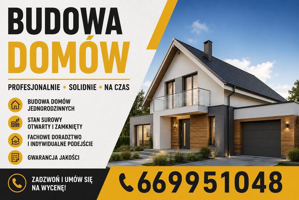 Budowa domów ławy fundamentowe