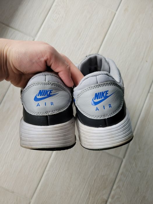Szaro czarne męskie buty do kostek na wiązanie Nike Air Max SC 40