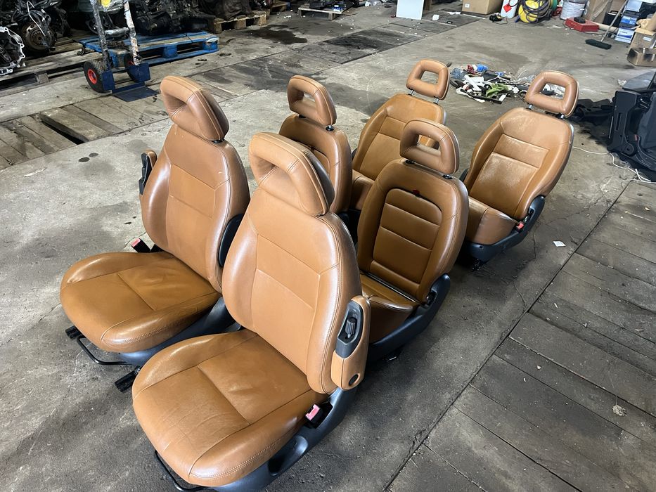 Komplet foteli skórzanych - Toffi mokka skóra Scharan Alhambra Galaxy