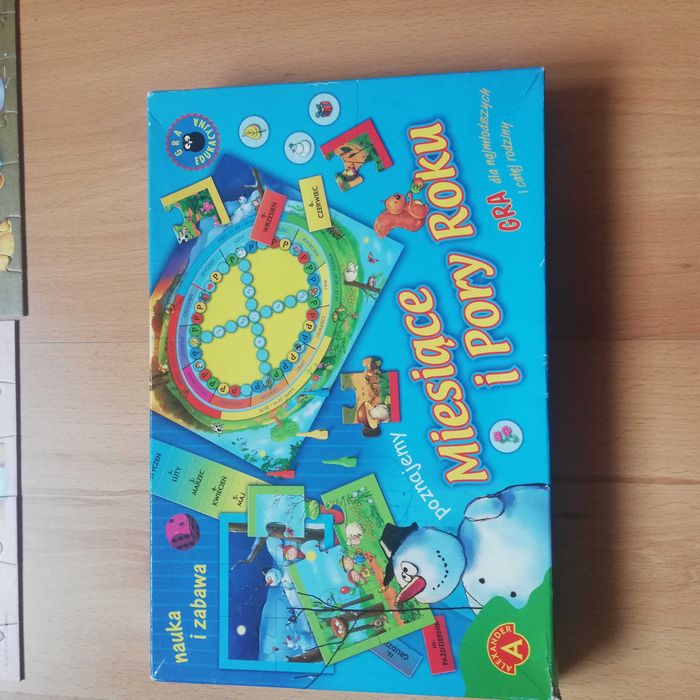 Puzzle Bob budowniczy plus gra cztery pory roku