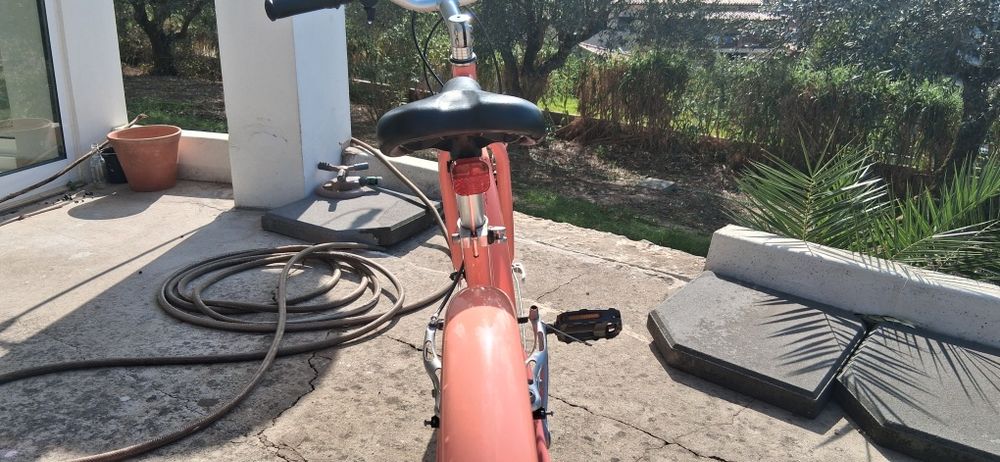 Bicicleta rosa menina+capacete