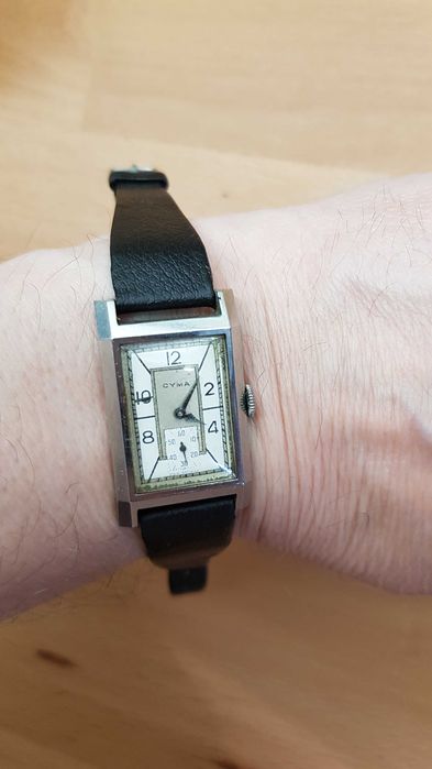 UNIKAT dla koneserów antyk zegarek *Cyma* Art Deco 1940r