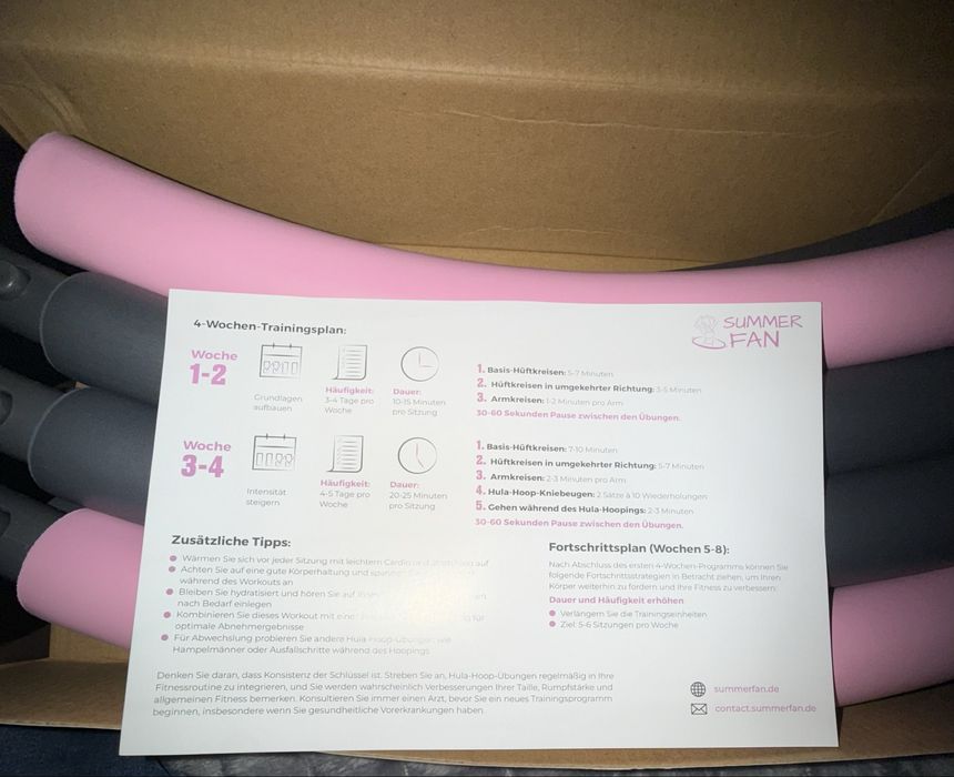 Fitness hoop reifen 1,5 kg