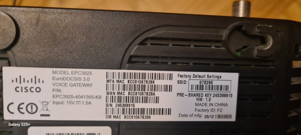 Modem cisco epc3925