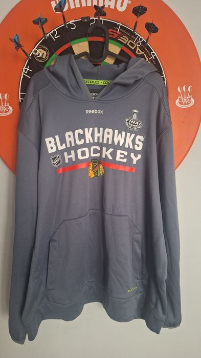 bluza z kapturem NHL Reebok Chicago Blackhawks XL hockey jacket