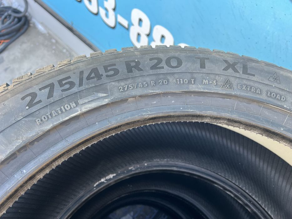 275/45r20 Continental Viking Contact 7 XL Conti silent шини зима нові