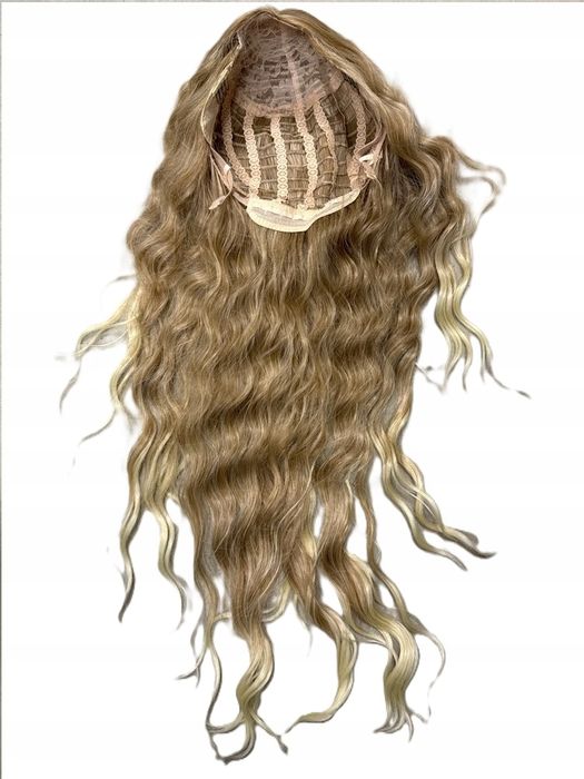 Peruka włosy długie syntetyczne blond PORSMEER damska