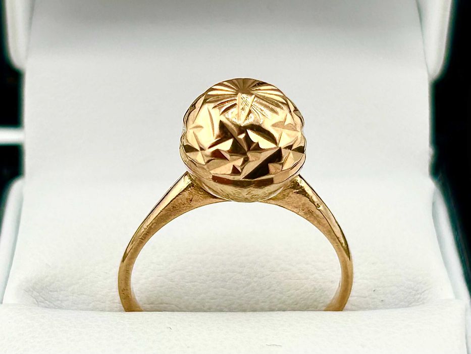 Wyjątkowy złoty pierścionek 2,51 g PR.585 14K R.13