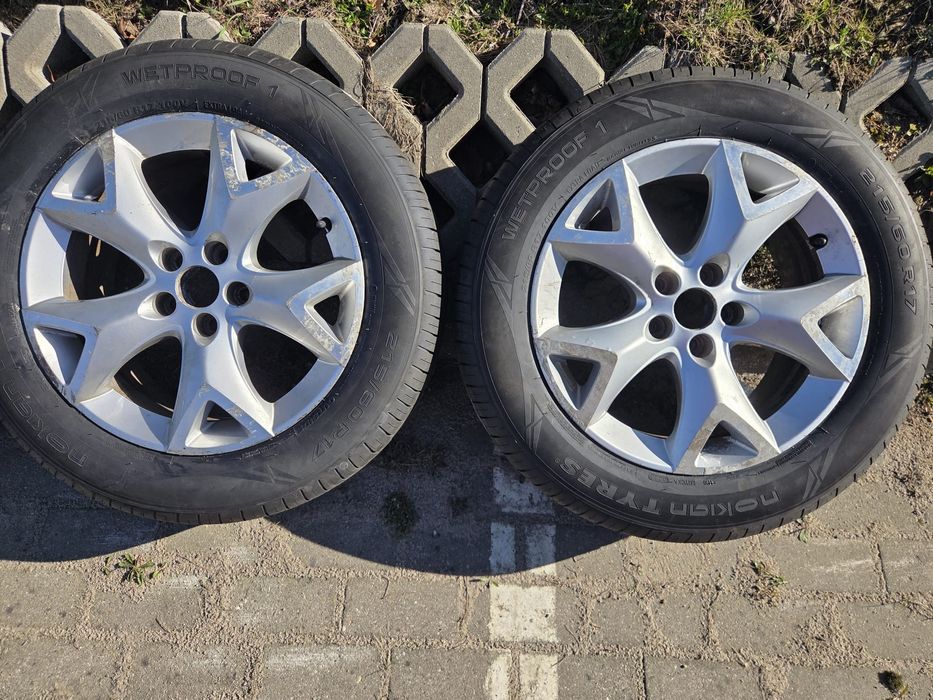 Koła alufelgi Citroen NOWE OPONY 215/60 R17