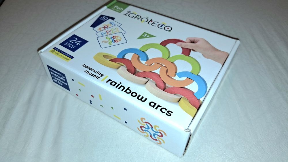 Igroteco гра дерев'яна Веселкові дуги