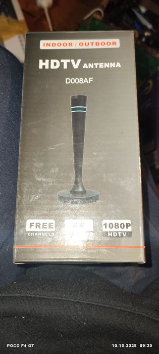 Cyfrowa antena telewizyjna D008AF wewnętrzna zewnętrzna do Telewizora