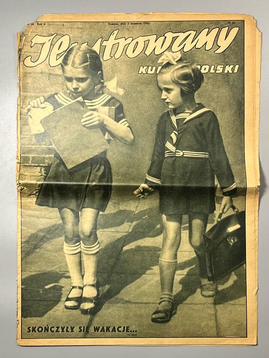 "Ilustrowany Kurier Polski" 1943 gazeta czasopismo propaganda WW2