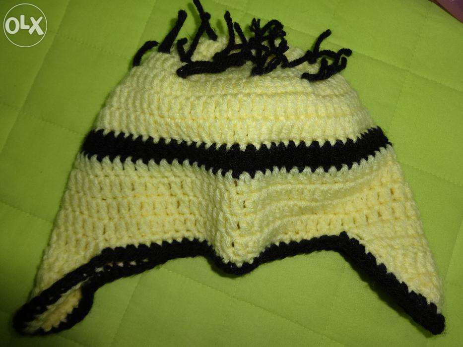 Gorro Minion feito à mão - novo