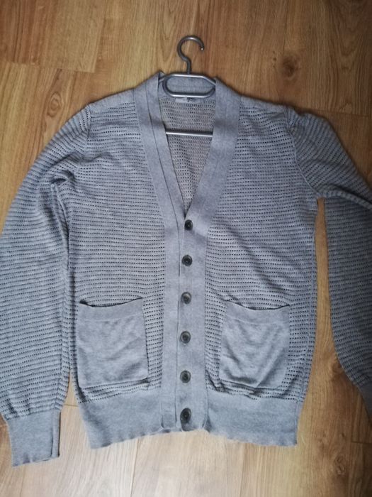 Szary kardigan oversize S