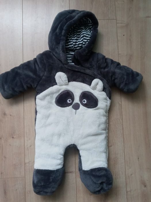 Uroczy kombinezon zimowy gruby panda f&f