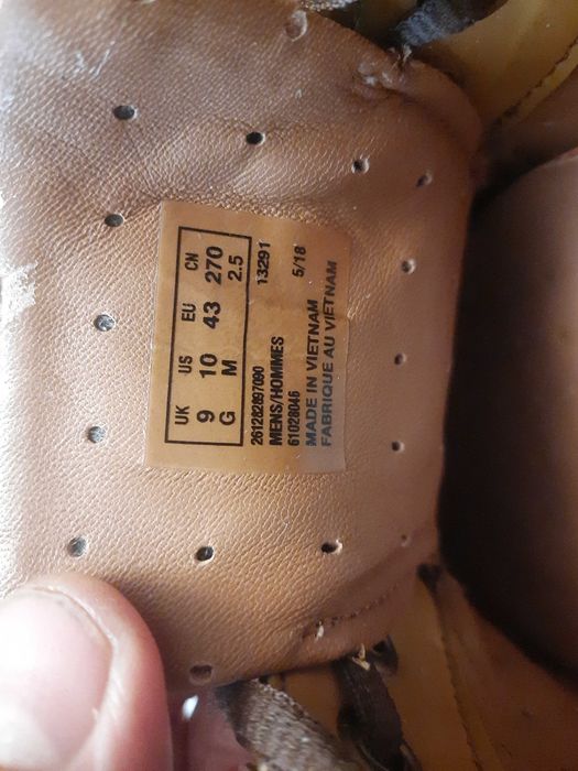 Мужские кожаные туфли Clarks 43 p.