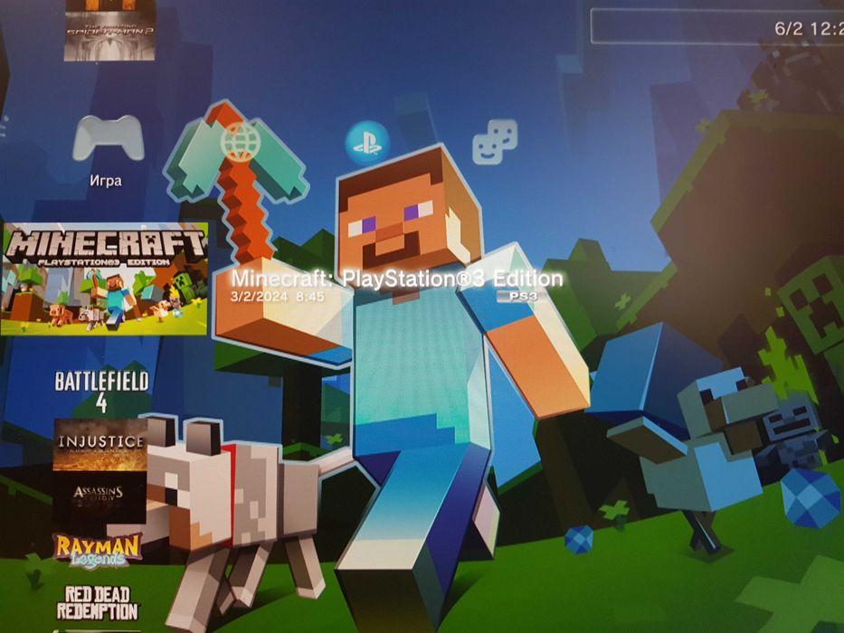 Приставка SonyPlayStation3Slim500Gb PS3GTA5MortalKombatMinecraft50ігор