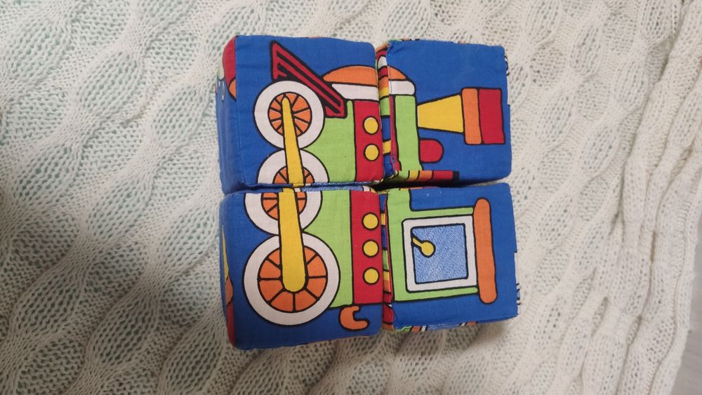 Кубики мягкие игрушки