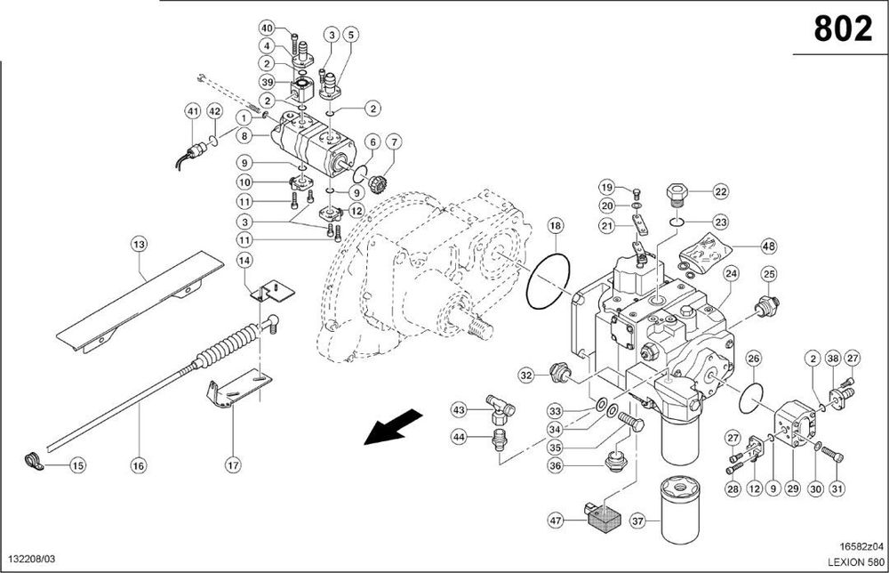 Claas Lexion 580 POMPA HYDRAULICZNA  0006687402 (Pompy hydrauliczne)