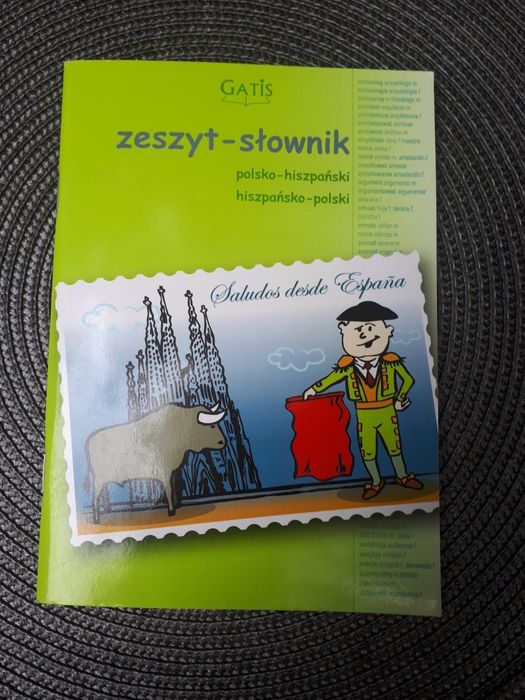 Zeszyt ze słownikiem hiszpańsko- polski