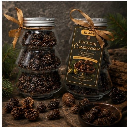 Шишка травнева соснова  карамелізована.
