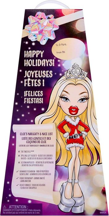 Лялька MGA Bratz Very Merry Cloe Fashion Doll Special  Holiday Packaging  Братц Весела Хлоя Різдвяний стиль 595717