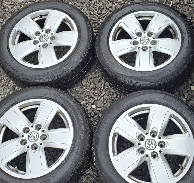 4X KOŁA VW Audi Skoda 195 60R16 Felgi 5x112 ET 47
