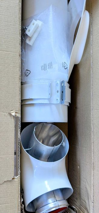 Kit de Exaustão Coaxial Ariston 60/100 (Ref. 3318000) - Importado / Novo em Caixa