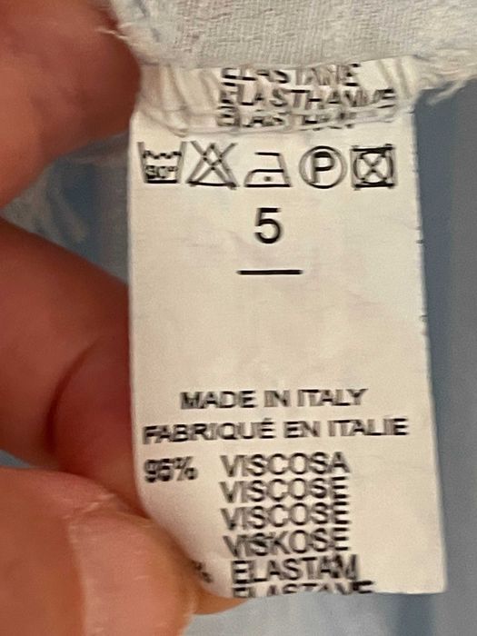 Túnica / Vestido de cor azul clara, marca Made in Italy