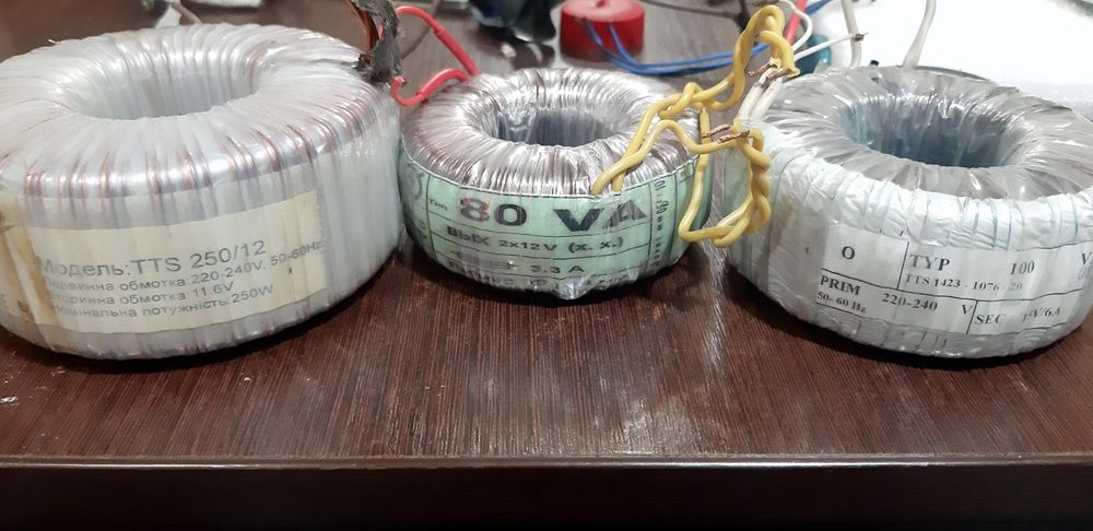 Тор трансформатор 220-12/15в 80-300вт