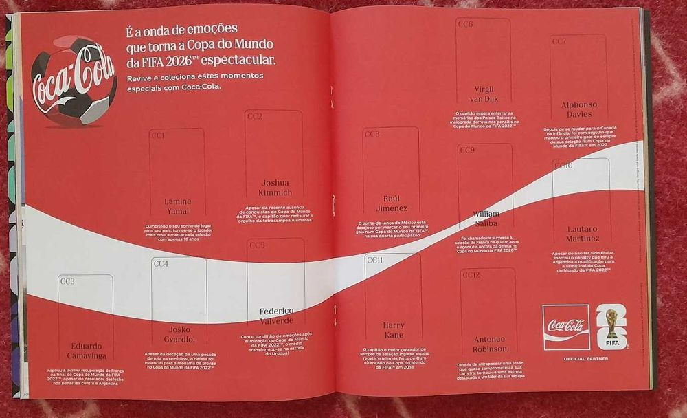 Caderneta Panini Copa do Mundo 2026