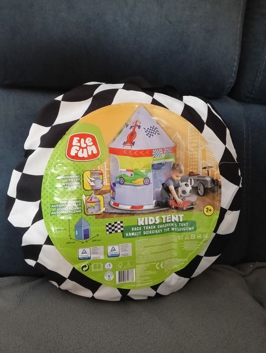 Namiot dziecięcy dla chłopca Elefun kids tent race track children's te