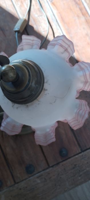 Conjunto de 2 candeeiros vintage pink flower