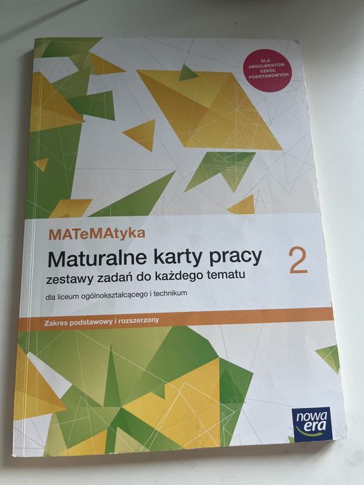 MATeMAtyka maturalne karty pracy 2 poziom podstawowy i rozszerzony