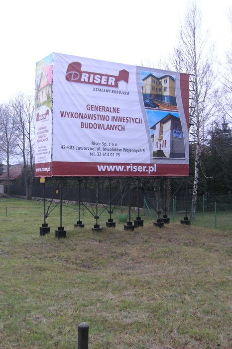 Konstrukcja nośna REKLAM ulica Katowicka Jaworzno