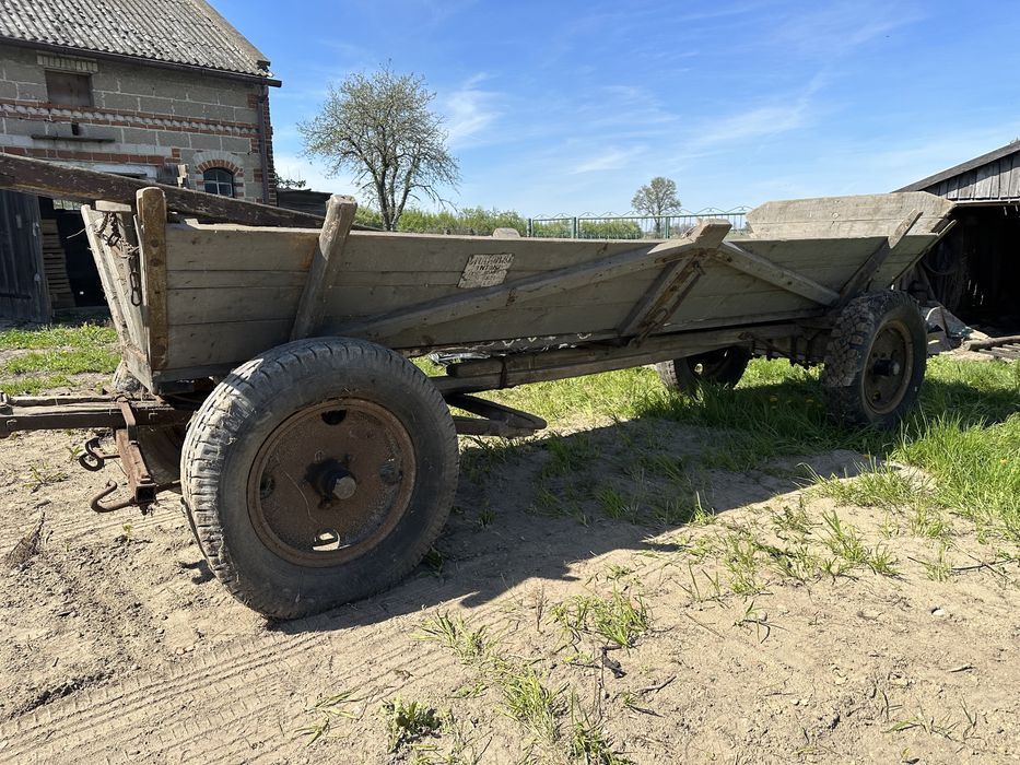 Wóz konny z zaczepem do traktora