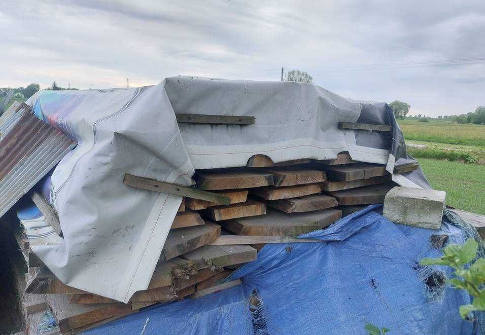 Deski dębowe 4cm sezonowane 5m3