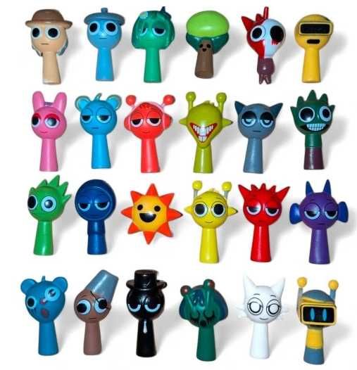 zestaw 24 sztuki Figurki Sprunki INCREDIBOX SPRUNKI