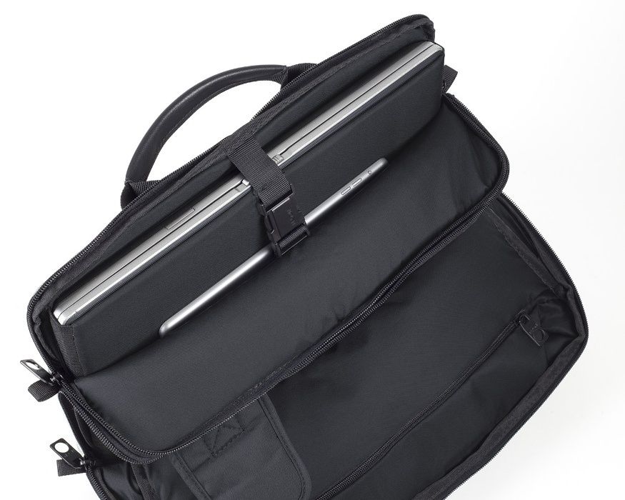 Torba Lexon dla rowerzysty, na laptopa - Czarna